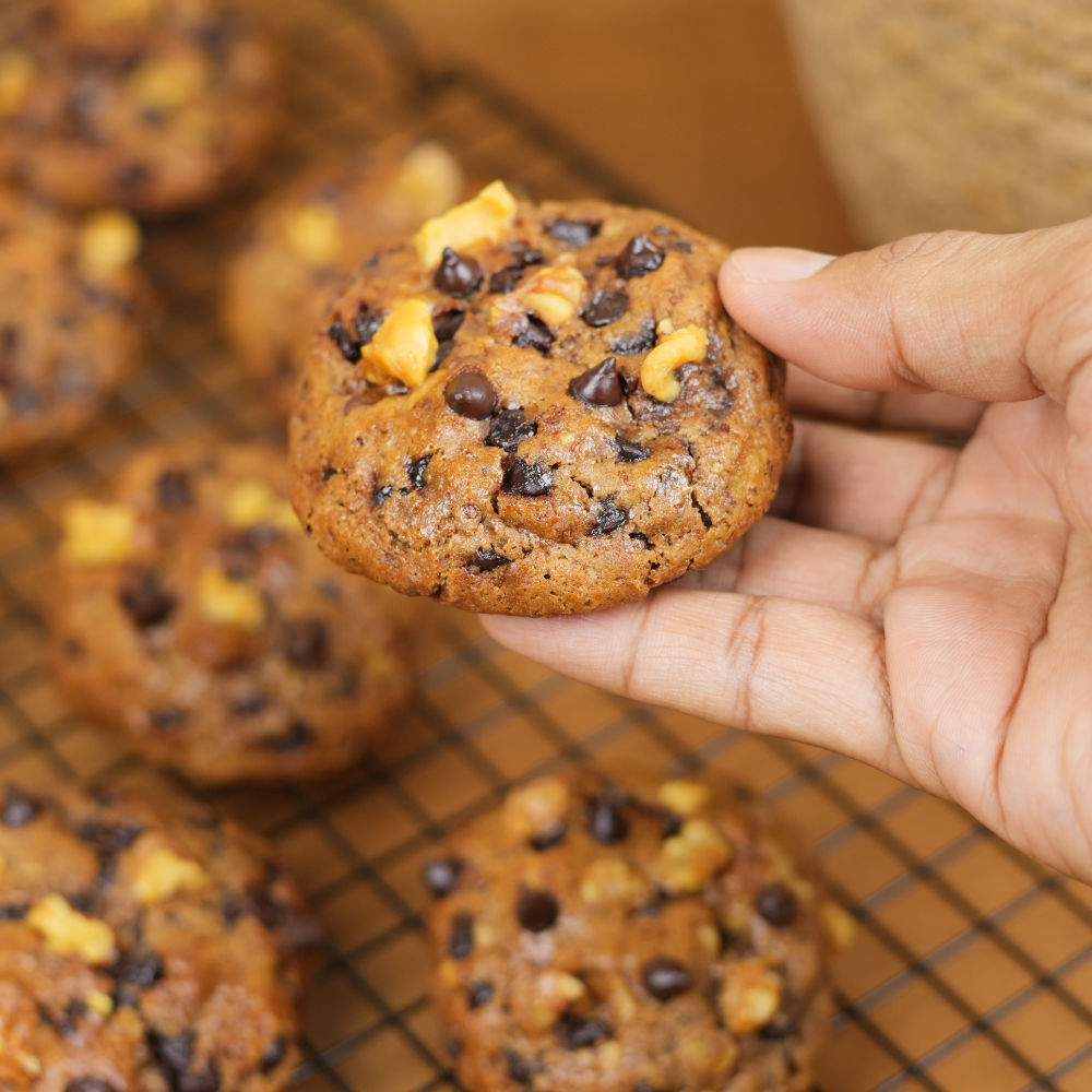 Walnut Chocolate Chip Soft Cookies (±100g) - Image 3